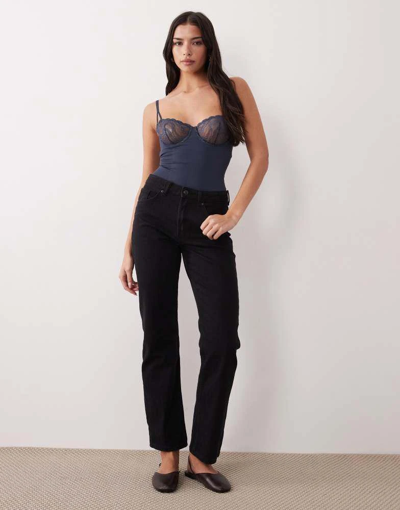 Calvin Klein Calvin Klein Shapewear lace body in navy