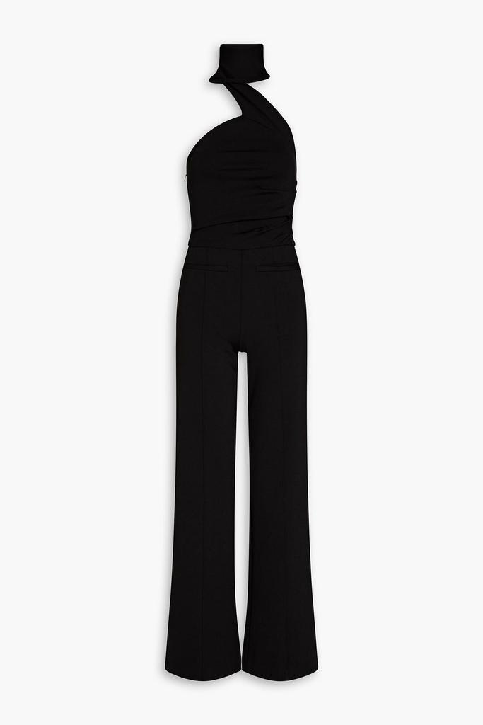 GAUGE81 Valima asymmetric stretch-jersey halterneck jumpsuit