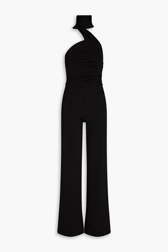 GAUGE81 Valima asymmetric stretch-jersey halterneck jumpsuit 1