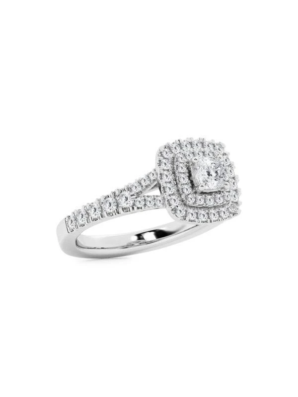 Saks Fifth Avenue ​​Build Your Own Collection Platinum 
0.93 TCW Diamond Engagement Ring 2