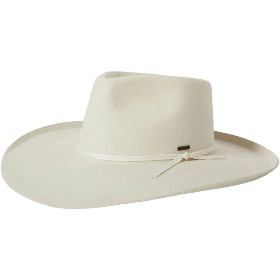 NEW BRIXTON marlow straw classic rancher hat in natural NEW BRIXTON marlow straw classic rancher hat in natural main image 3