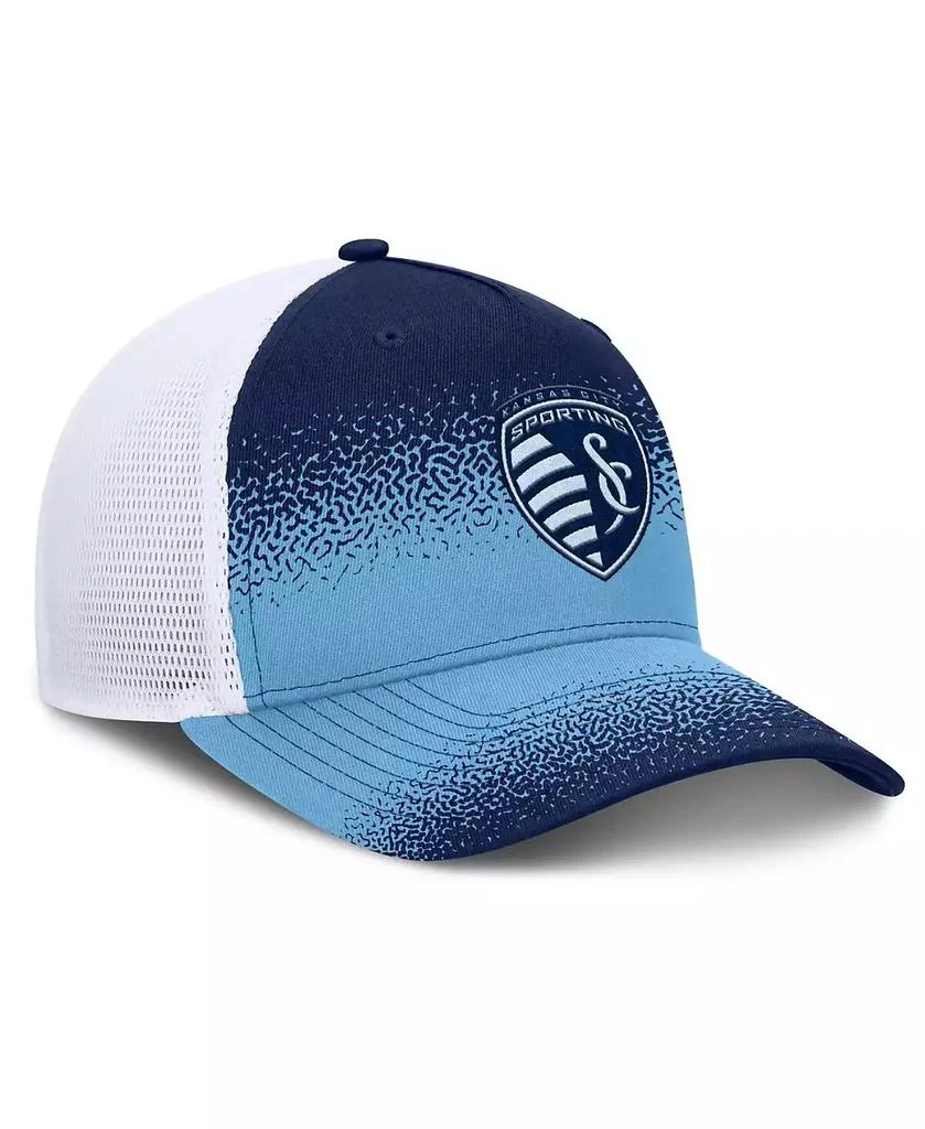 Fanatics Men's Navy Sporting Kansas City Libero Trucker Adjustable Hat 3