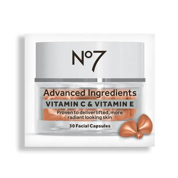 No7 Advanced Ingredients Vitamin C & Vitamin E Capsules 30pk 5