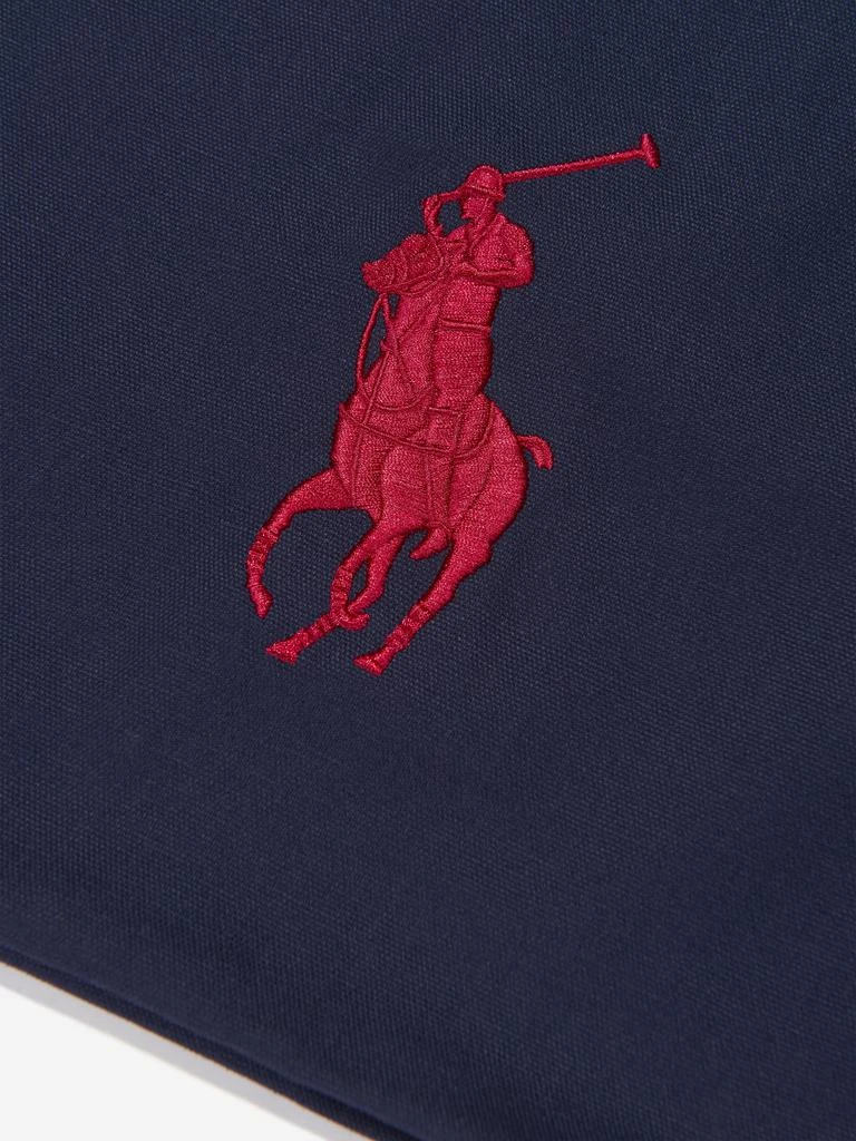 Ralph Lauren Ralph Lauren Kids Polo Canvas Drawstring Bag in Navy (49cm) 3