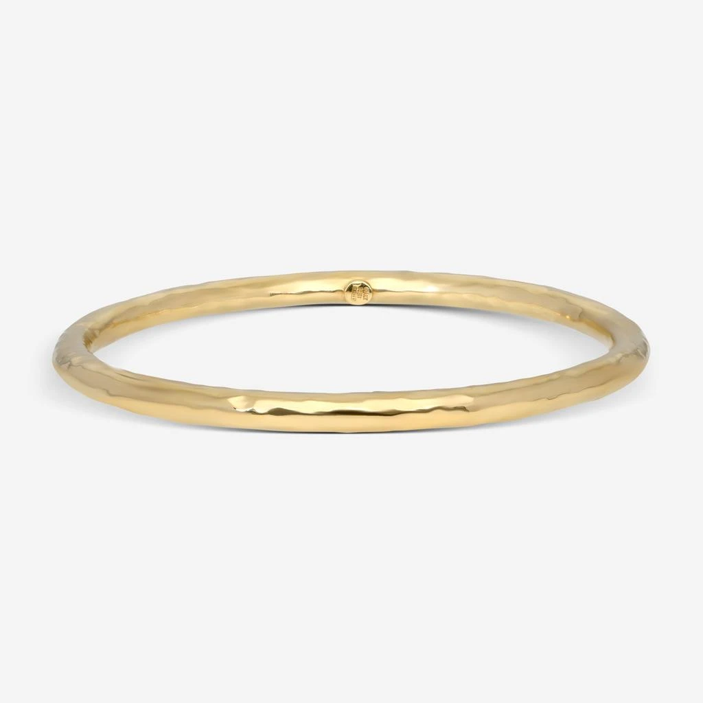Roberto Coin Roberto Coin Martellato 18K Yellow Gold Bangle Bracelet 295414AYBASA 3