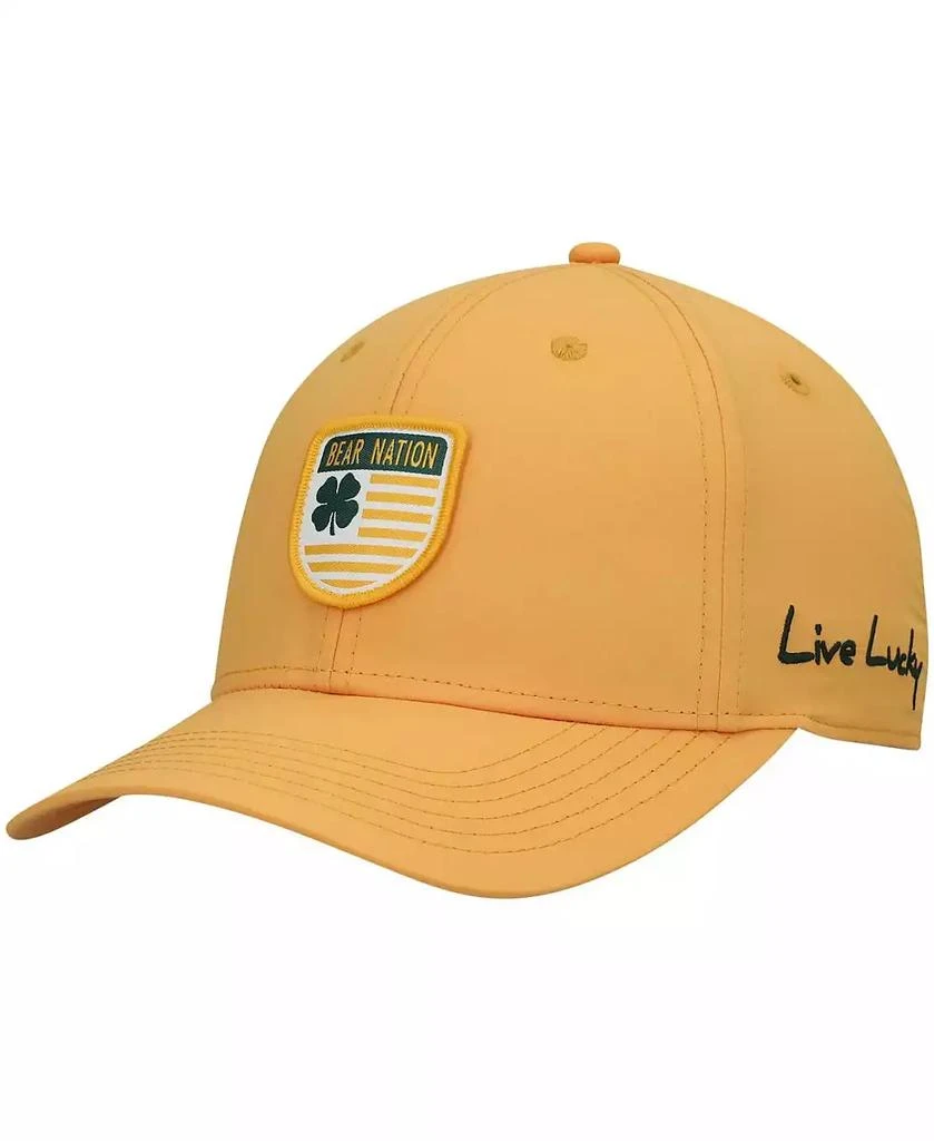 Black Clover Men's Gold Baylor Bears Nation Shield Snapback Hat 4