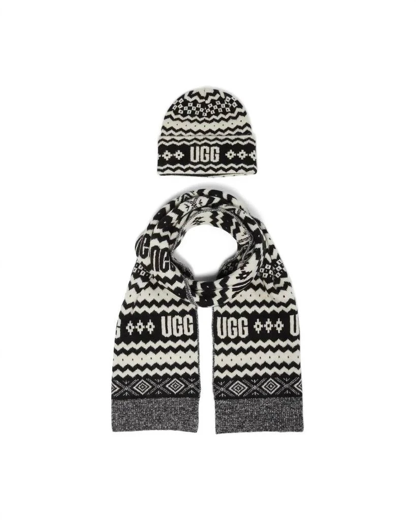 NEW UGG women\'s chunky plaited set in black multi Amazon.com: UGG Women main image 3