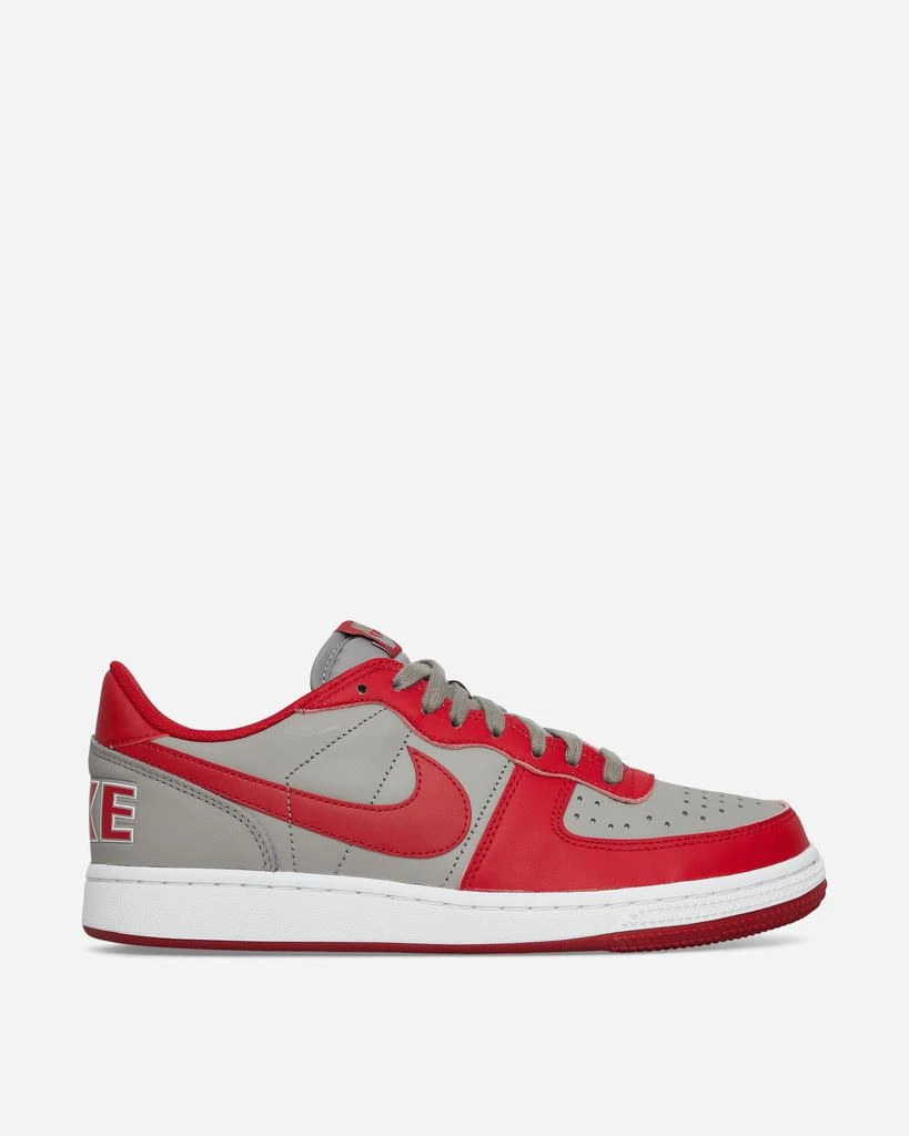 Shop Terminator Low Sneakers Medium Grey / Varsity Red on 