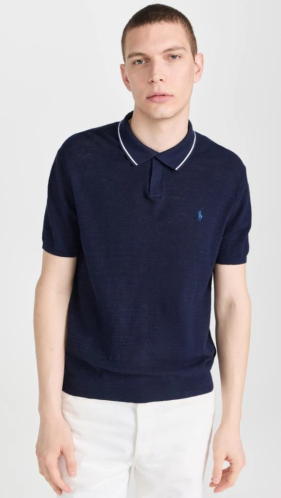 Ralph Lauren Cotton Linen Sweater Polo 6
