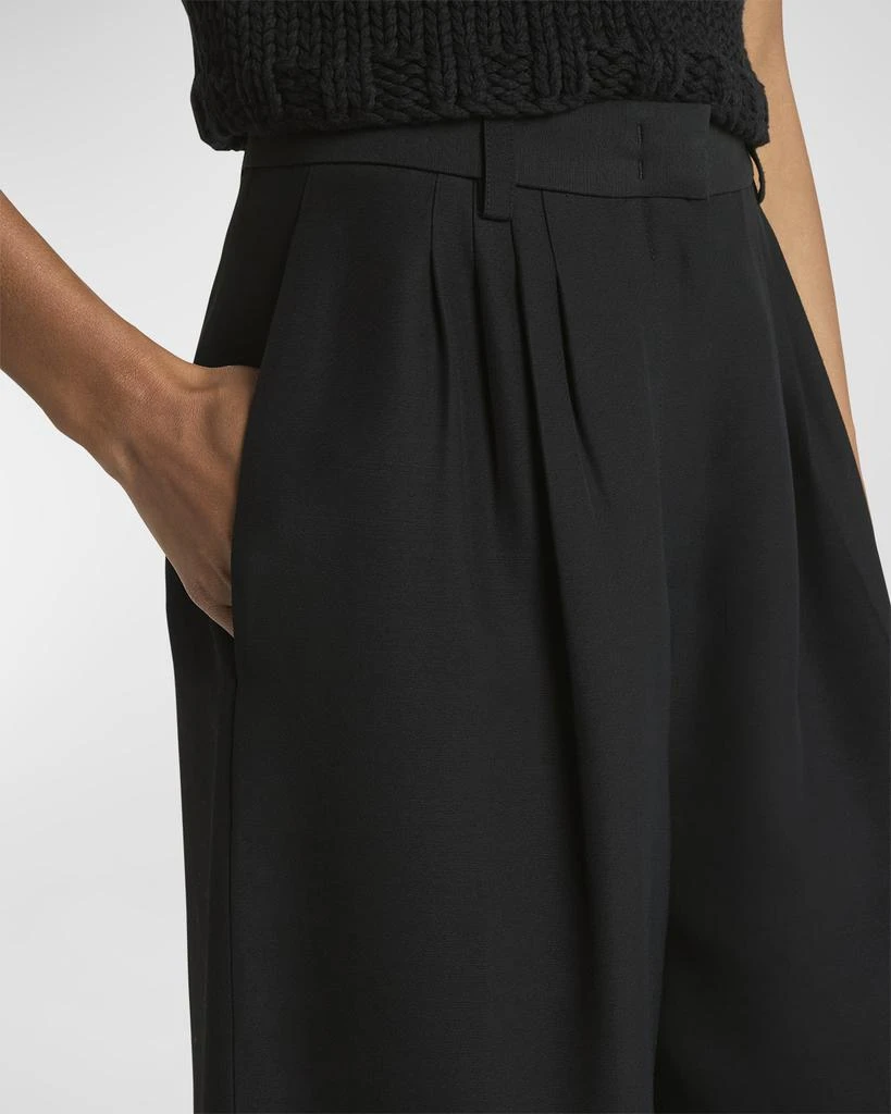CO Mid-Rise Pleated Wide-Leg Trousers 5