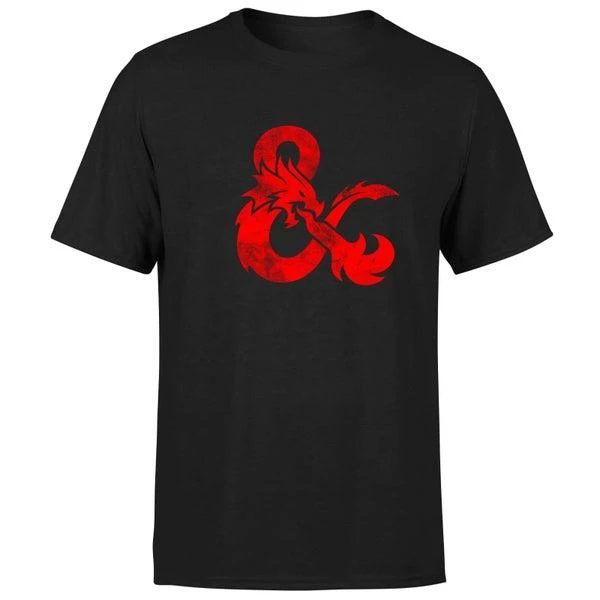 Original Hero Dungeons & Dragons D&D Ampersand Men's T-Shirt - Black 1