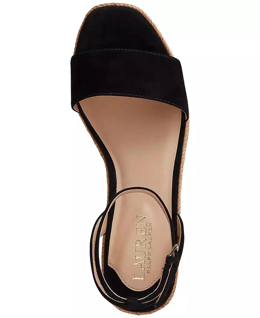 Ralph Lauren Women's Leona Espadrille Platform Wedge Sandals 7