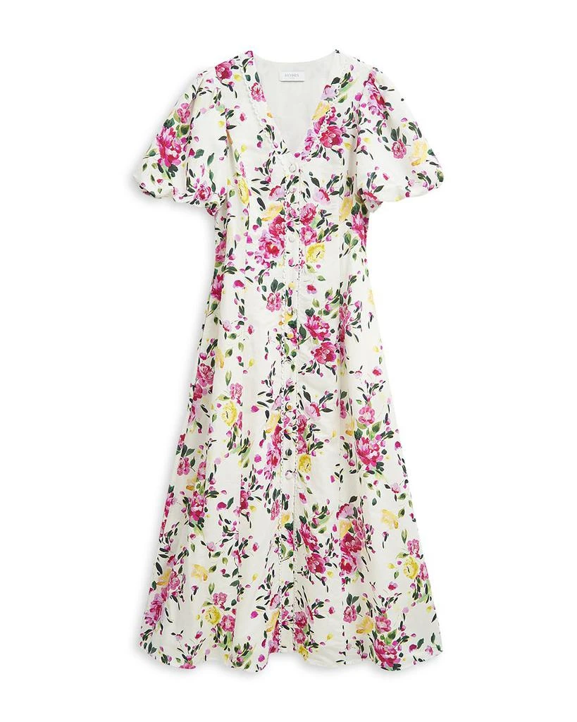 HOBBS LONDON Taylor Linen Blend Dress 10