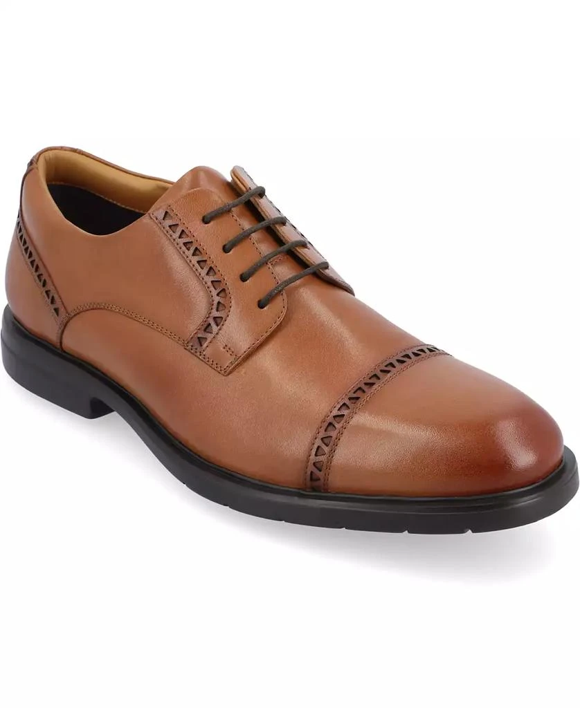 Thomas & Vine Men's Kendrick Wide Width Cap Toe Derby Dress Shoes 1