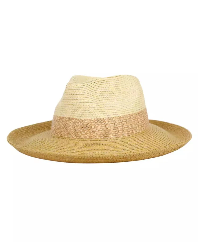 Angela & William Up Brim Straw Fedora Sun Hat 1