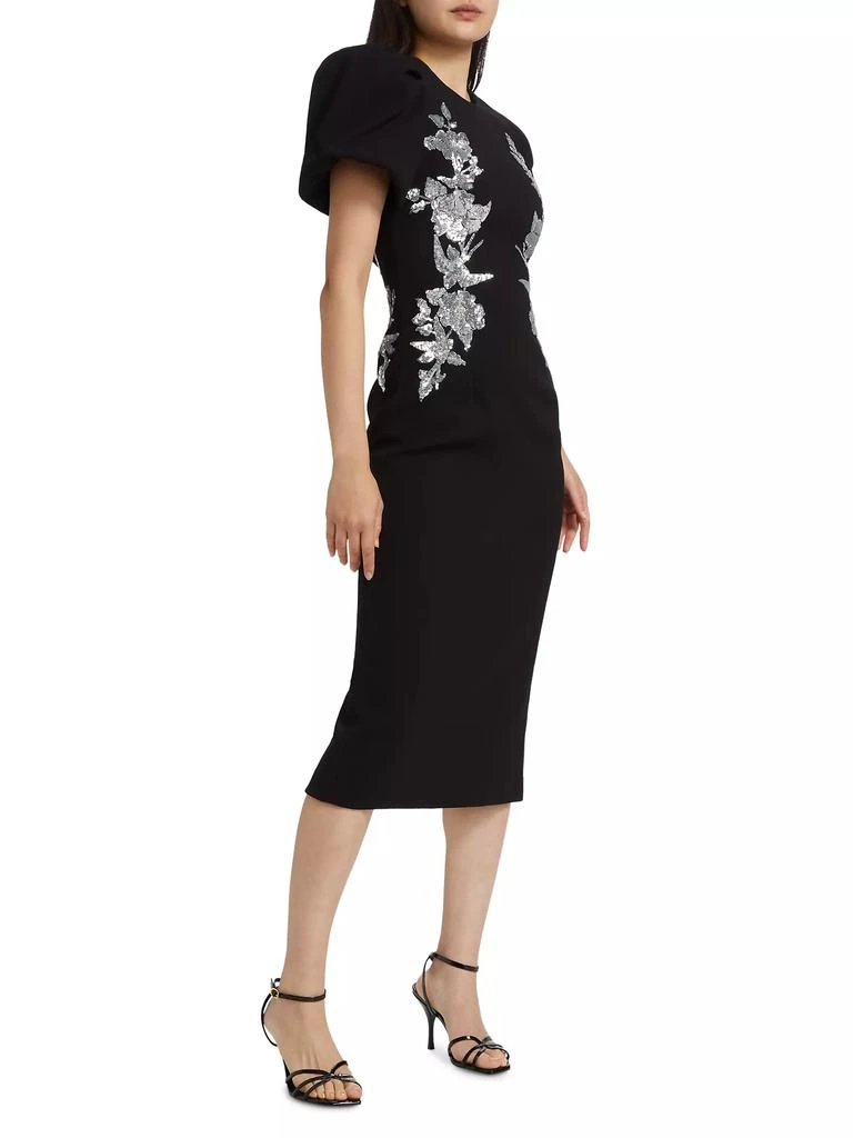 REBECCA VALLANCE Monroe Embellished Midi-Dress 4