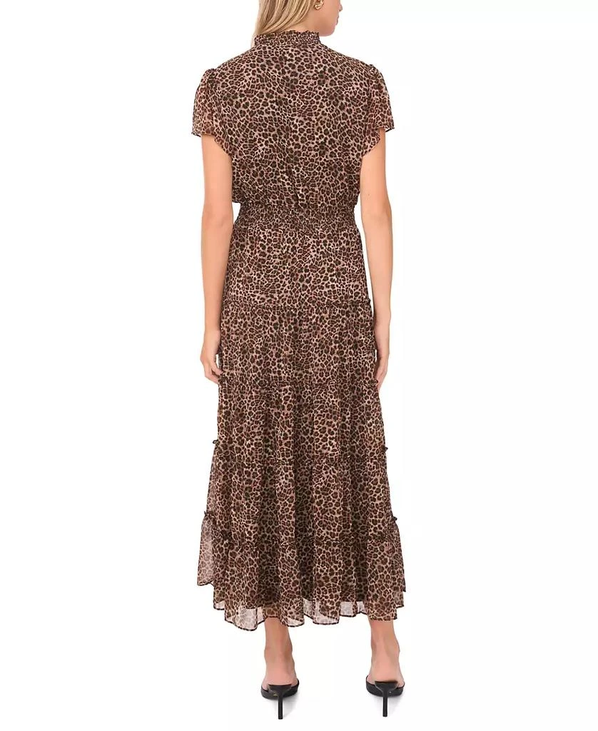 Sam & Jess Women's Short Sleeve Tiered Maxi Dress 3
