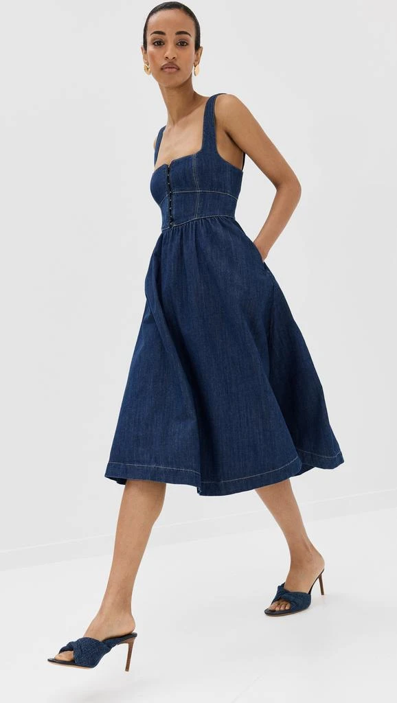 Reformation Tagliatelle Denim Dress 1