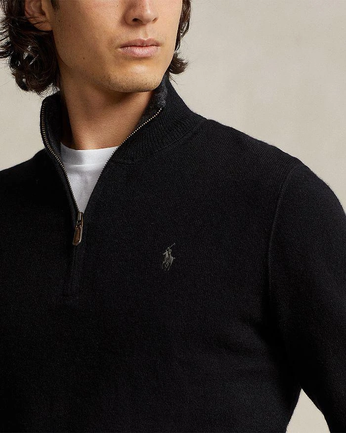 Polo Ralph Lauren Cashmere Regular Fit Quarter Zip Mock Neck Sweater - Exclusive 4