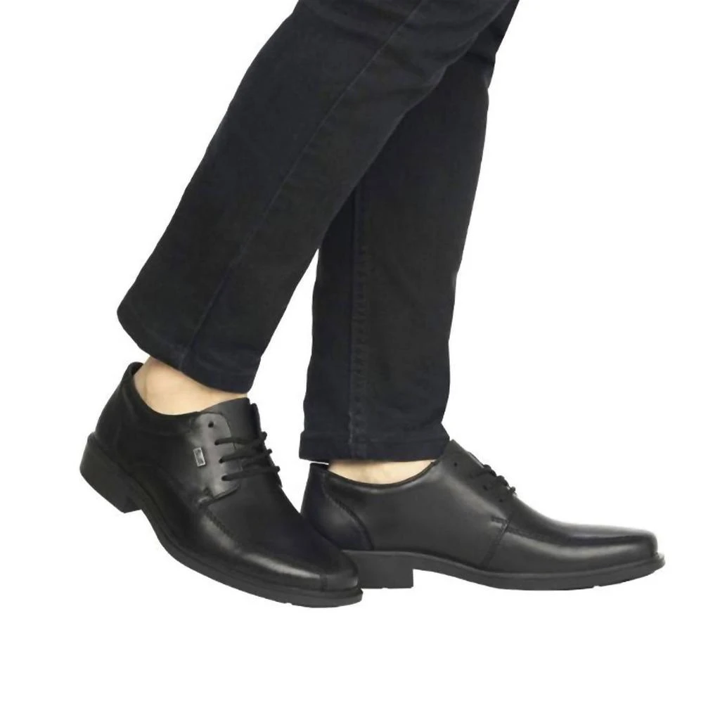 Rieker Men's Maurice Leather Dress Shoes In Nero/black 5