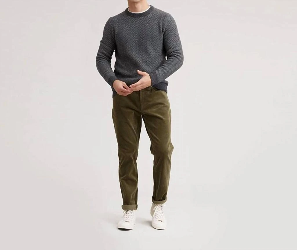 Grayers Grayers - Men's Zermatt Herringbone Crew Neck Sweater 1