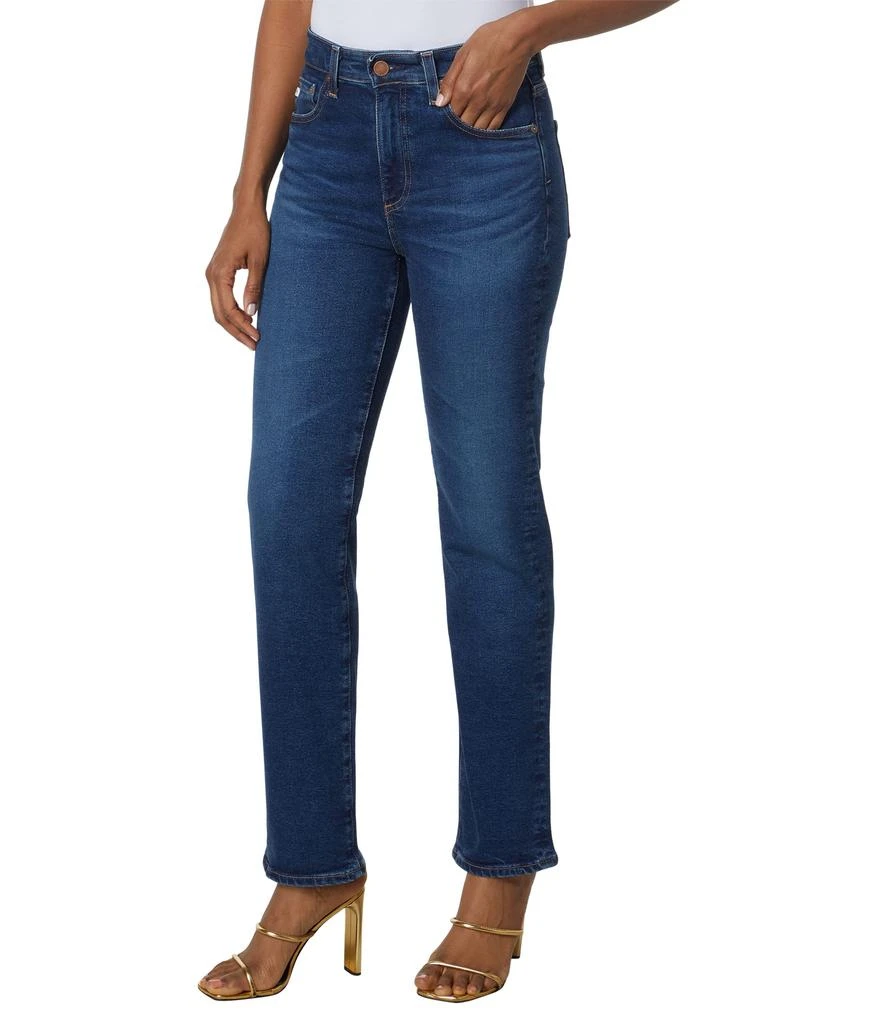 AG Jeans Saige High-Rise Straight in Catch 1