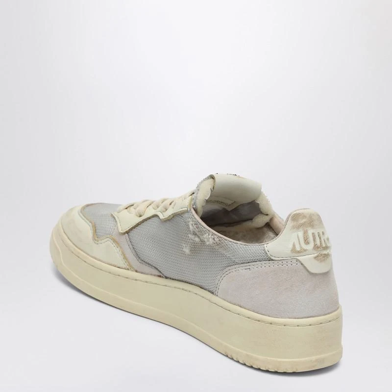 Autry Sneaker Medalist Low Super Vintage in gray/white leather and mesh 4