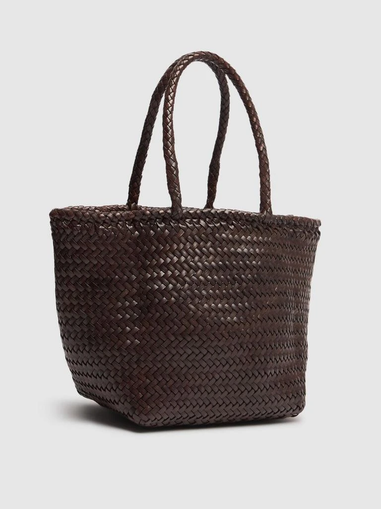 DRAGON DIFFUSION Grace Small Woven Leather Basket Bag 2