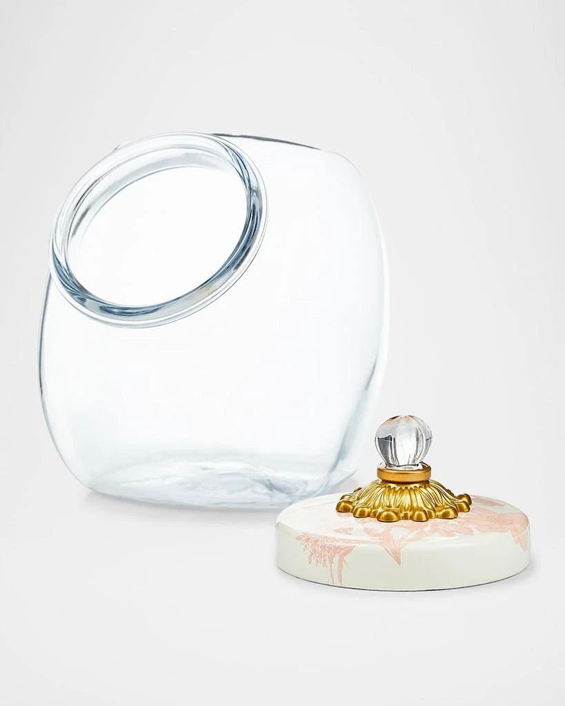 MacKenzie-Childs Sweets Jar with Rosy English Garden Lid 3