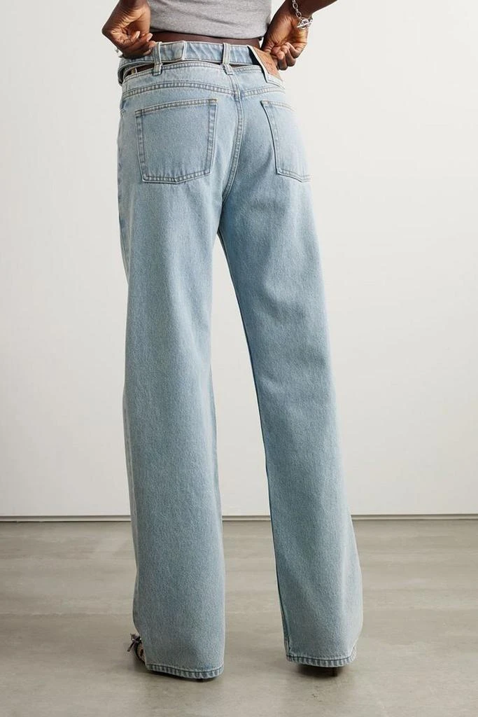 Y/PROJECT belted straight jeanワイド ジーンズ