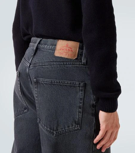 Prada High-rise wide-leg jeans 5
