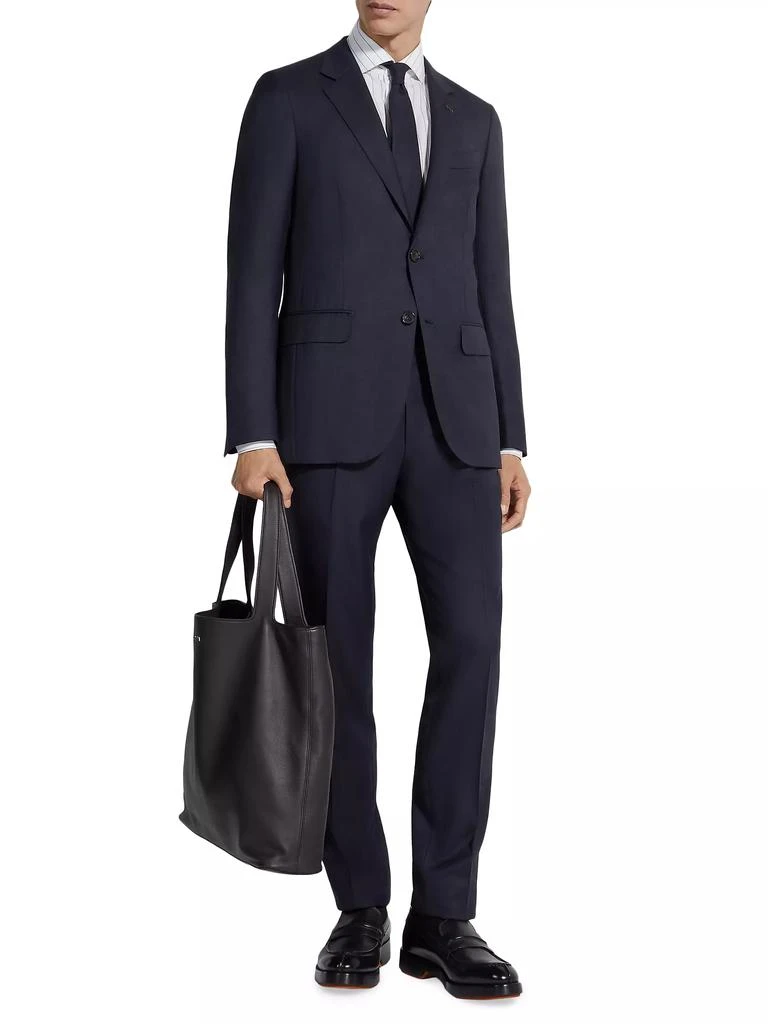 Zegna Macro-Striped Centoventimila Cotton Shirt 5