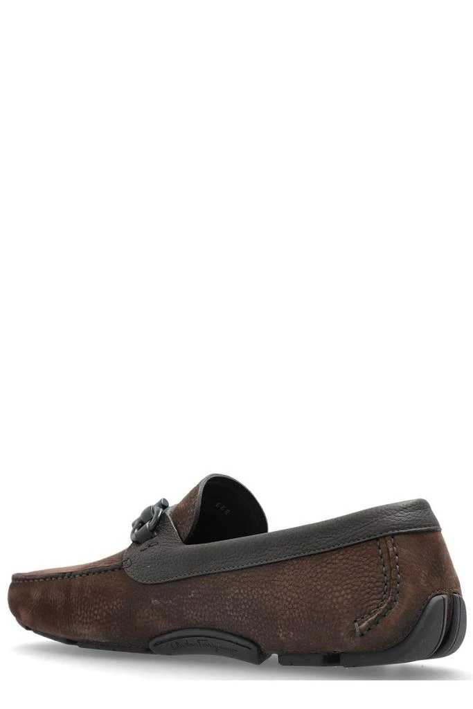 Salvatore Ferragamo Ferragamo Gancini Ornament Driver Shoes 3