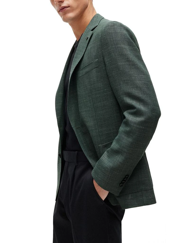 Hugo Boss Hanry Stretch Hopsack Unstructured Slim Fit Sport Coat 4