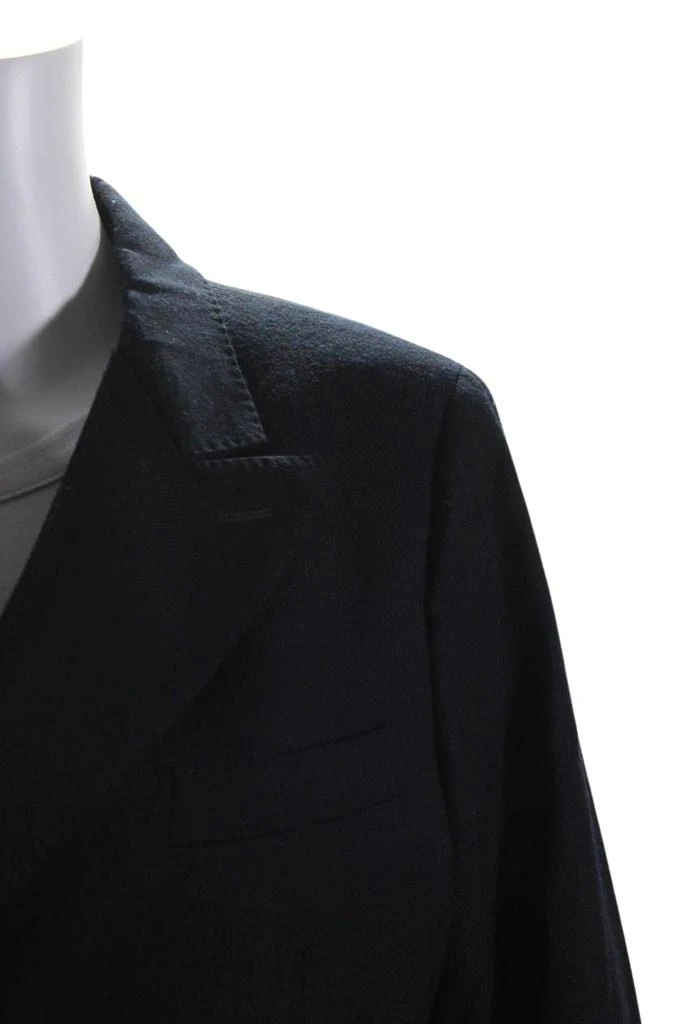 Salvatore Ferragamo Womens Double Breasted Jacket Black Wool 2