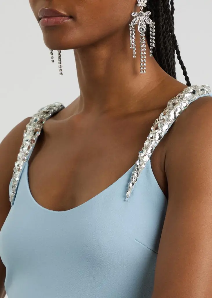 David Koma Crystal-embellished midi dress 5