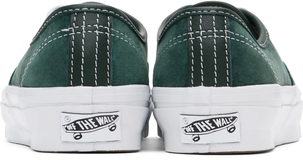 Vans Green Premium Authentic 44 Suede Sneakers 2