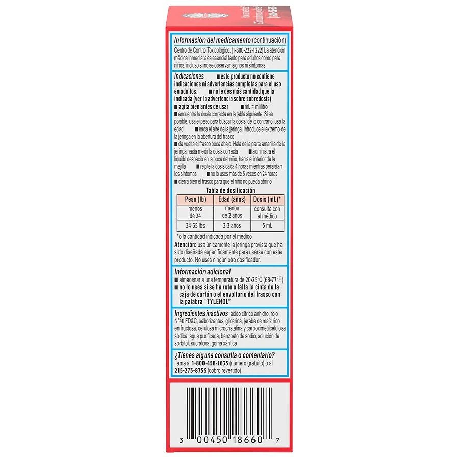 Infants
 TYLENOL Acetaminophen Liquid Medicine Cherry 2