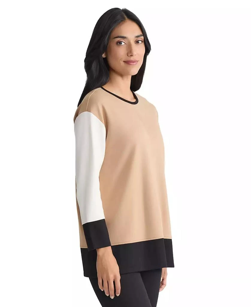 JONES NEW YORK Women
s Long Sleeve Colorblock Top 3