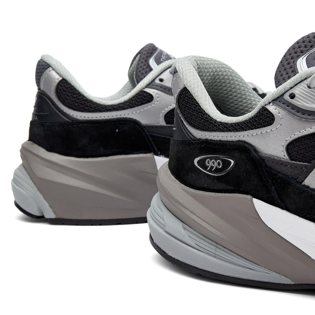 New Balance 990v6 Made in USA Black Grey White Women Shoes