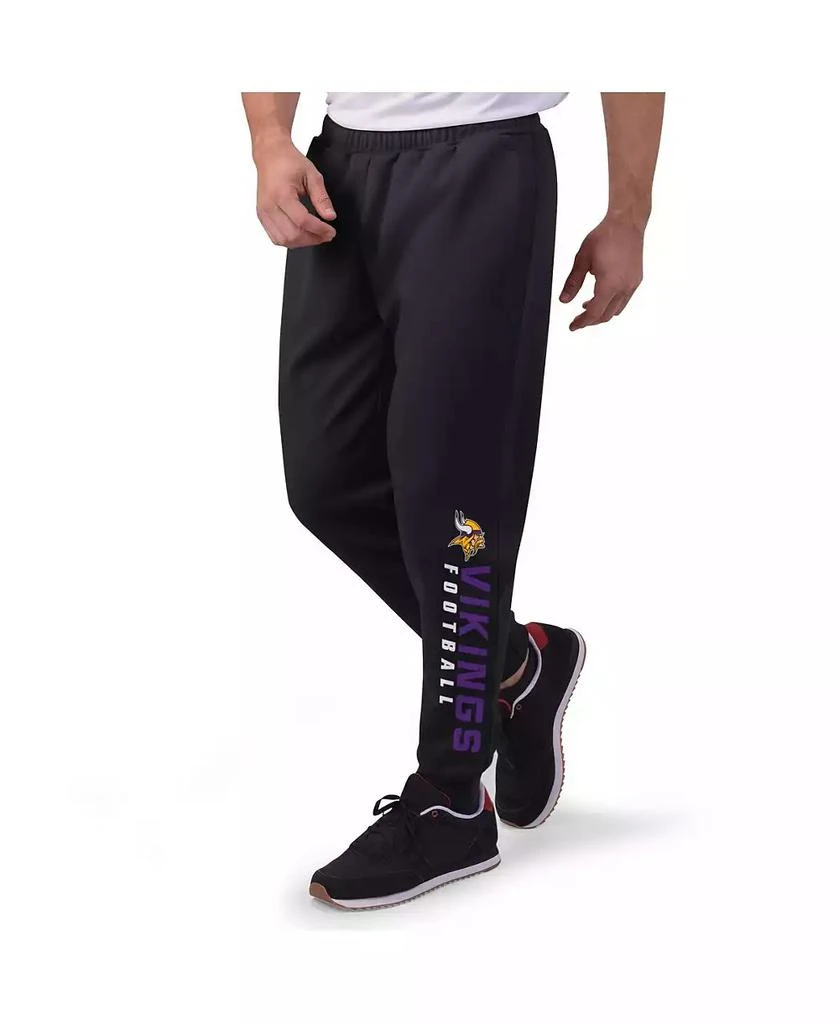 MSX by Michael Strahan Men's Black Minnesota Vikings Jogger Pants 1