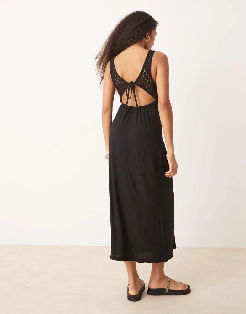 knee length dresses for ladies Fleur de Lis Lace Midi Dress – Sugarlips main image 0