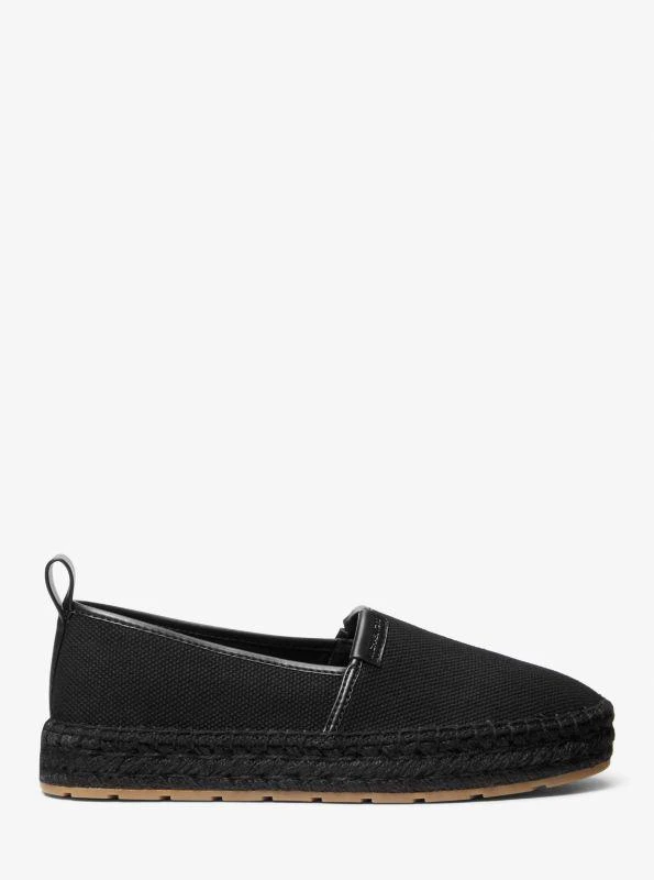 Michael Kors Black Espadrille Slip-On Shoes new without box New Michael Kors Kendrick Slip-on Espadrille Flats Mesh  main image 4