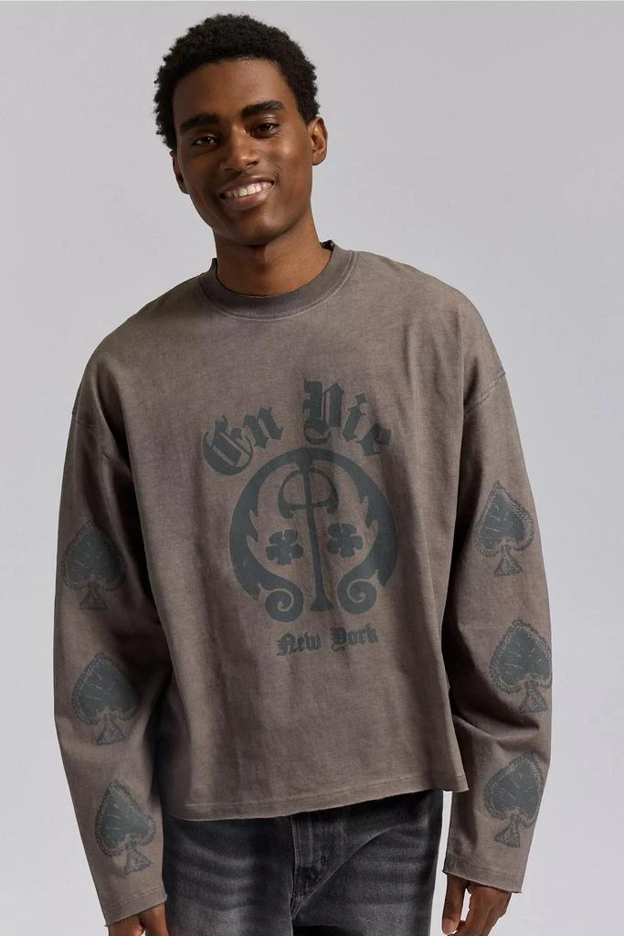 Urban Outfitters En Vie New York Graphic Long Sleeve Tee 4