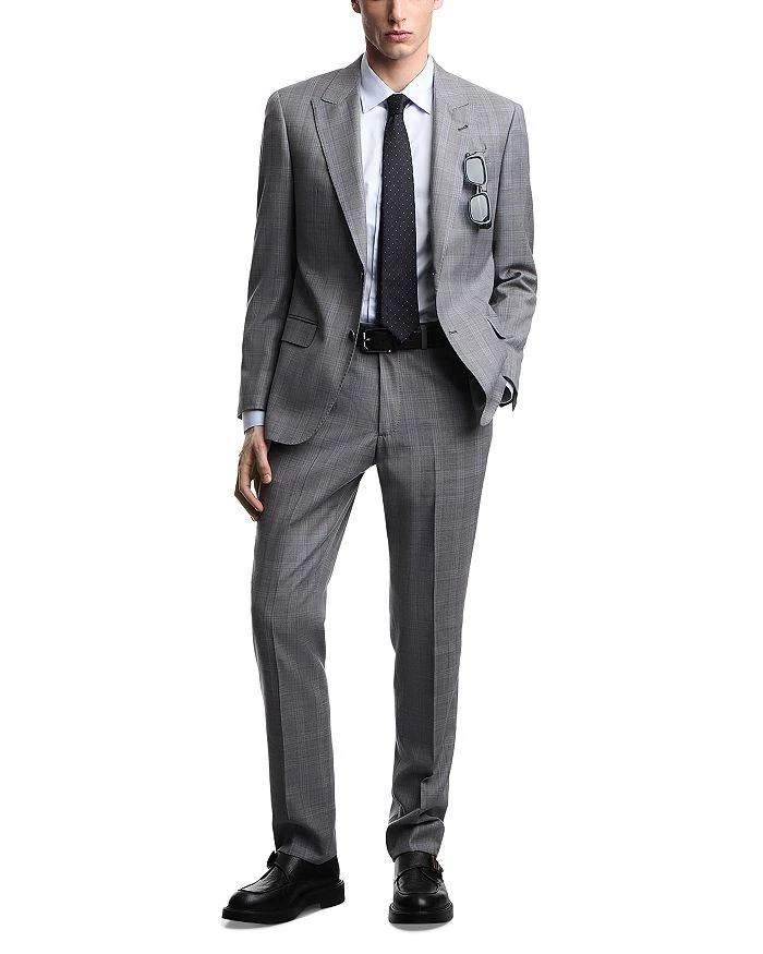 Emporio Armani G Line Regular Fit Single Breasted Peak Lapel Suit in Super 130s Virgin Wool