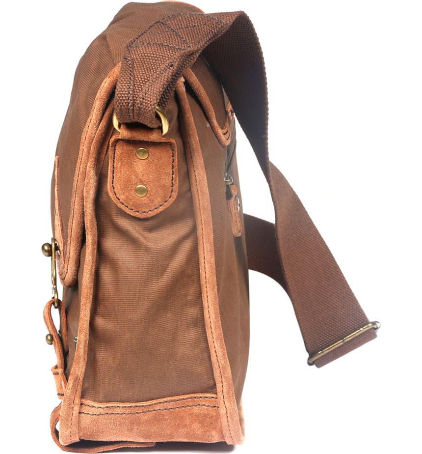 THE SAME DIRECTION Dolphin Studded Messenger Bag