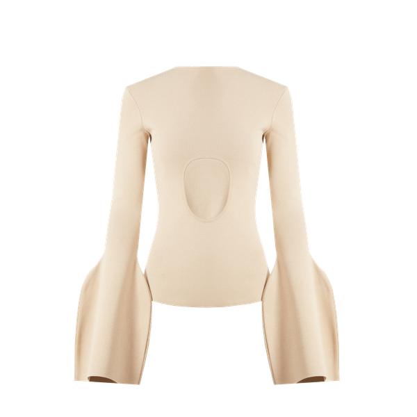 A.W.A.K.E. Mode Openwork viscose jumper