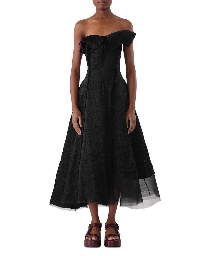 Jason Wu Crushed Satin Strapless Gown