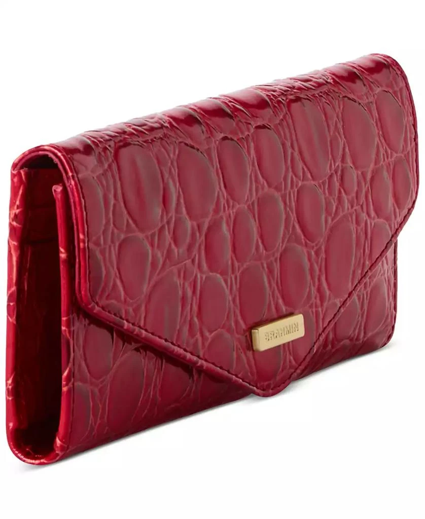 Brahmin Veronica Sriracha Vanderbilt Leather Wallet 2