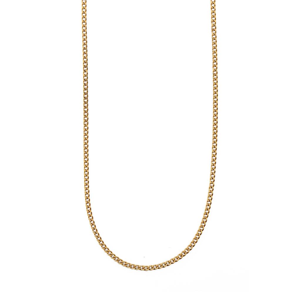 Orelia & Joe Fine Curb Chain Necklace